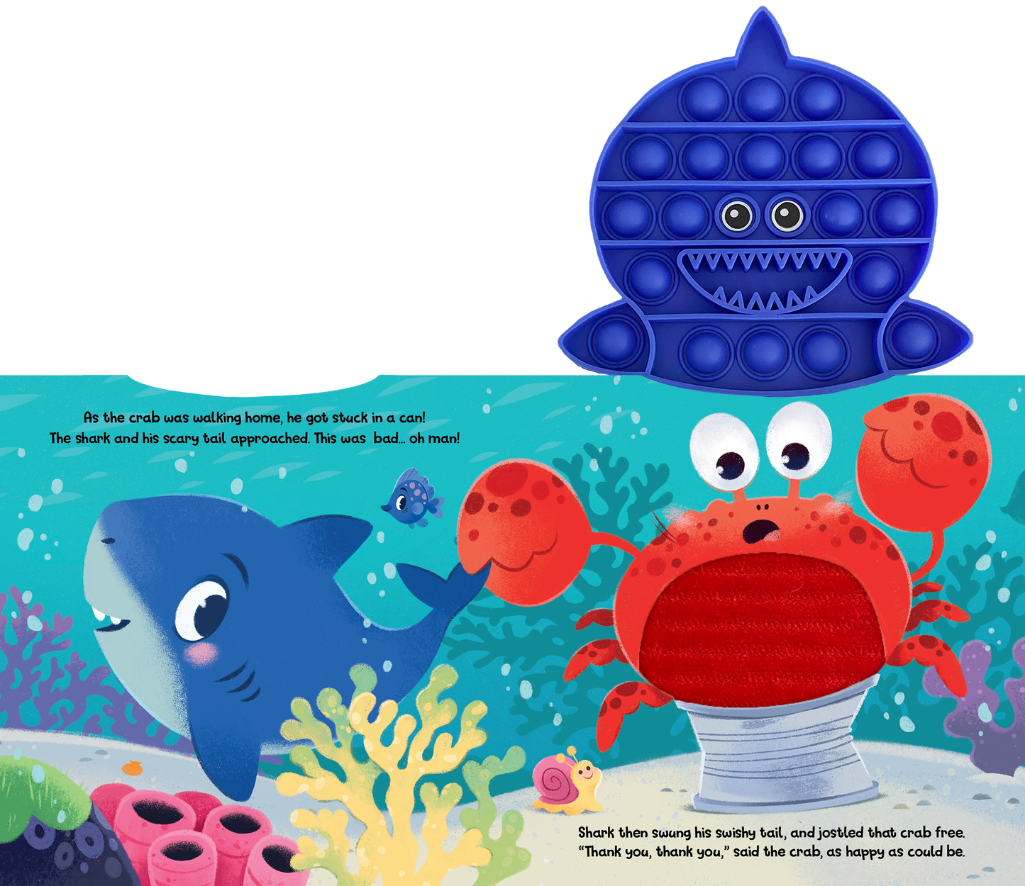 Little Shark Book - Your Sensory Fidget Friend
