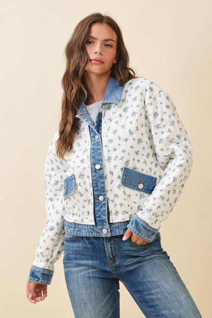 Floral Quilted Jacket