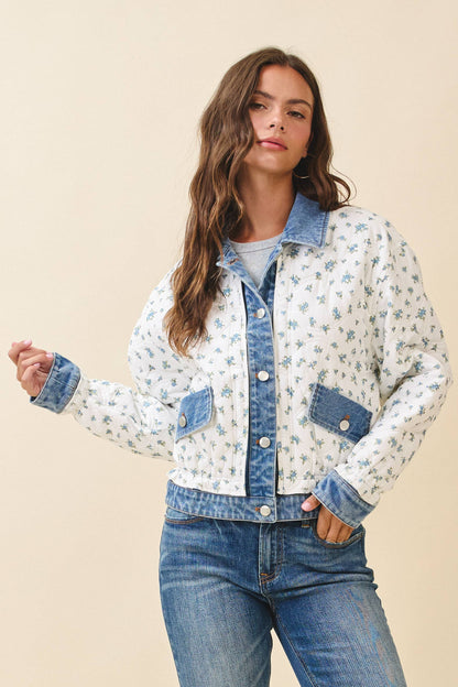Floral Quilted Jacket