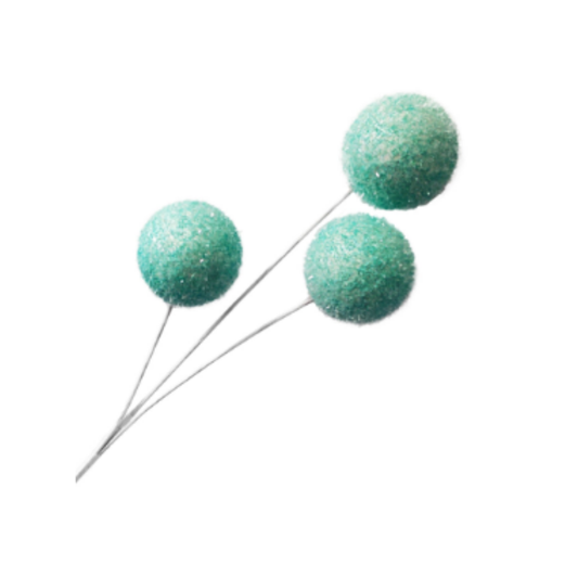 Green Iced Glitter Spray 24"