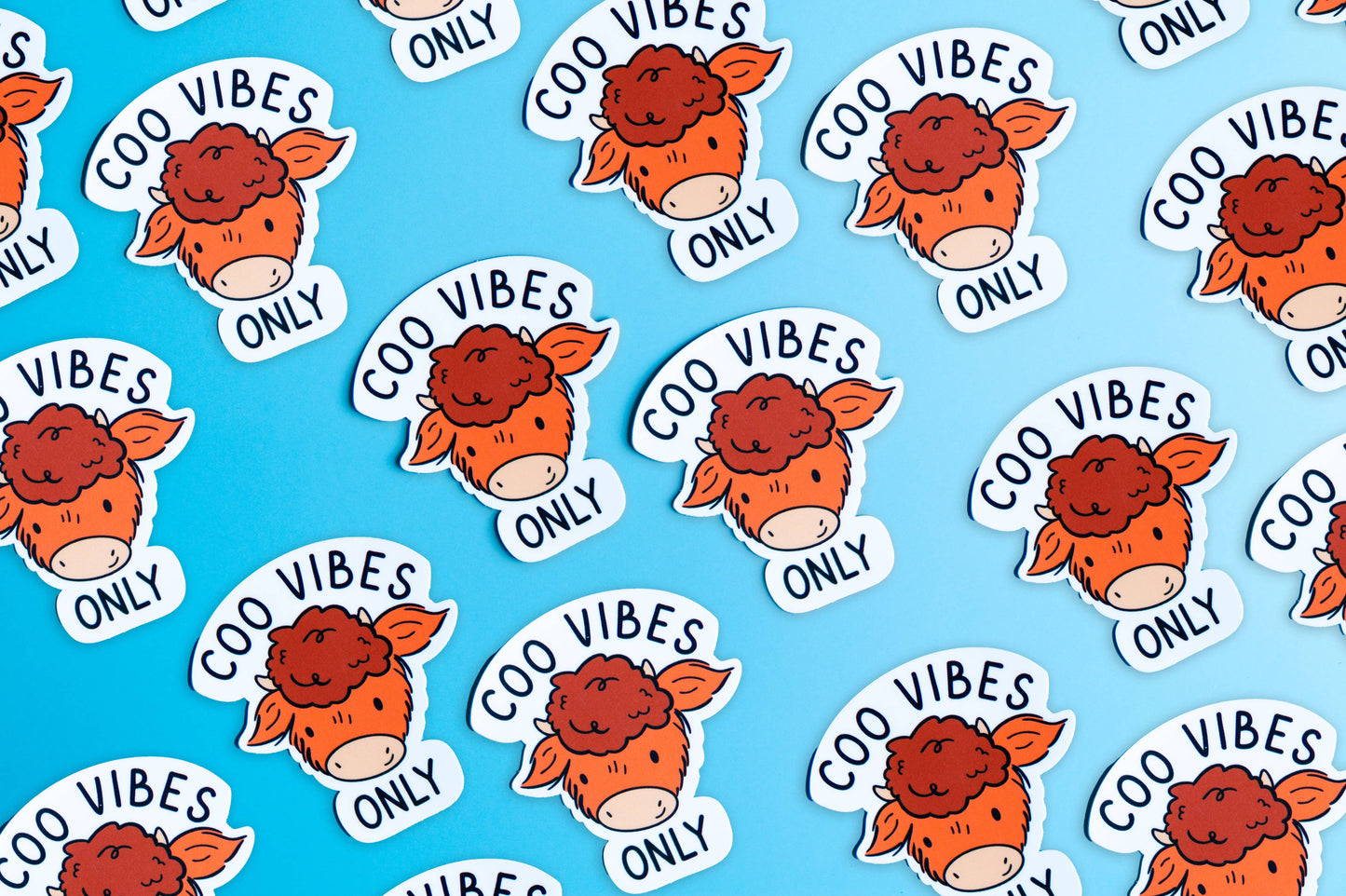 Coo Vibes Only | Matte Vinyl Sticker