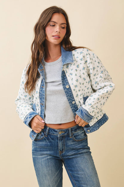 Floral Quilted Jacket