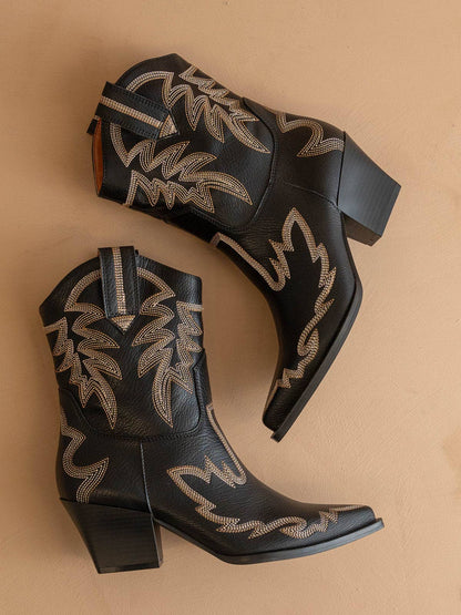 The Nantes Western Embroidered Cowboy Boot