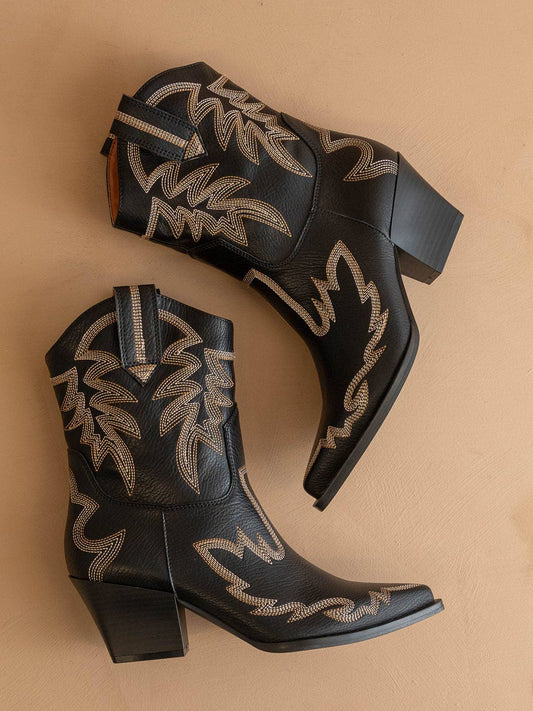 The Nantes Western Embroidered Cowboy Boot