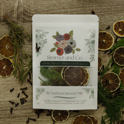 Be Northern Simmer Pot Mix, Natural Wooded Citrus Aroma