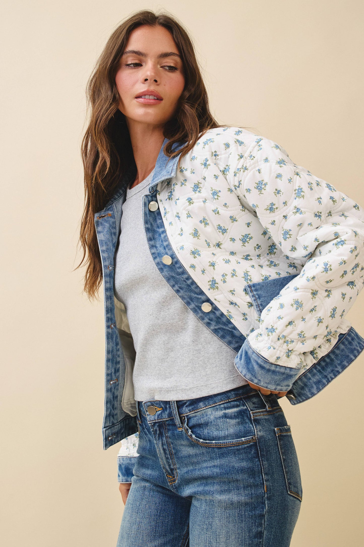Floral Quilted Jacket