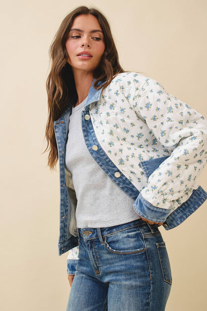 Floral Quilted Jacket