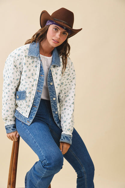 Floral Quilted Jacket