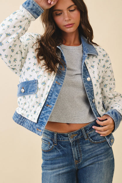 Floral Quilted Jacket