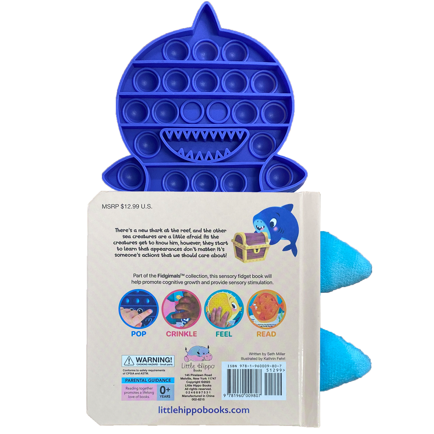 Little Shark Book - Your Sensory Fidget Friend