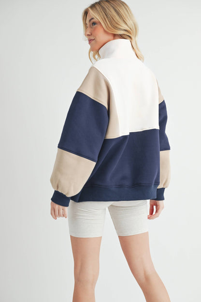 Essential Colorblock Pullover