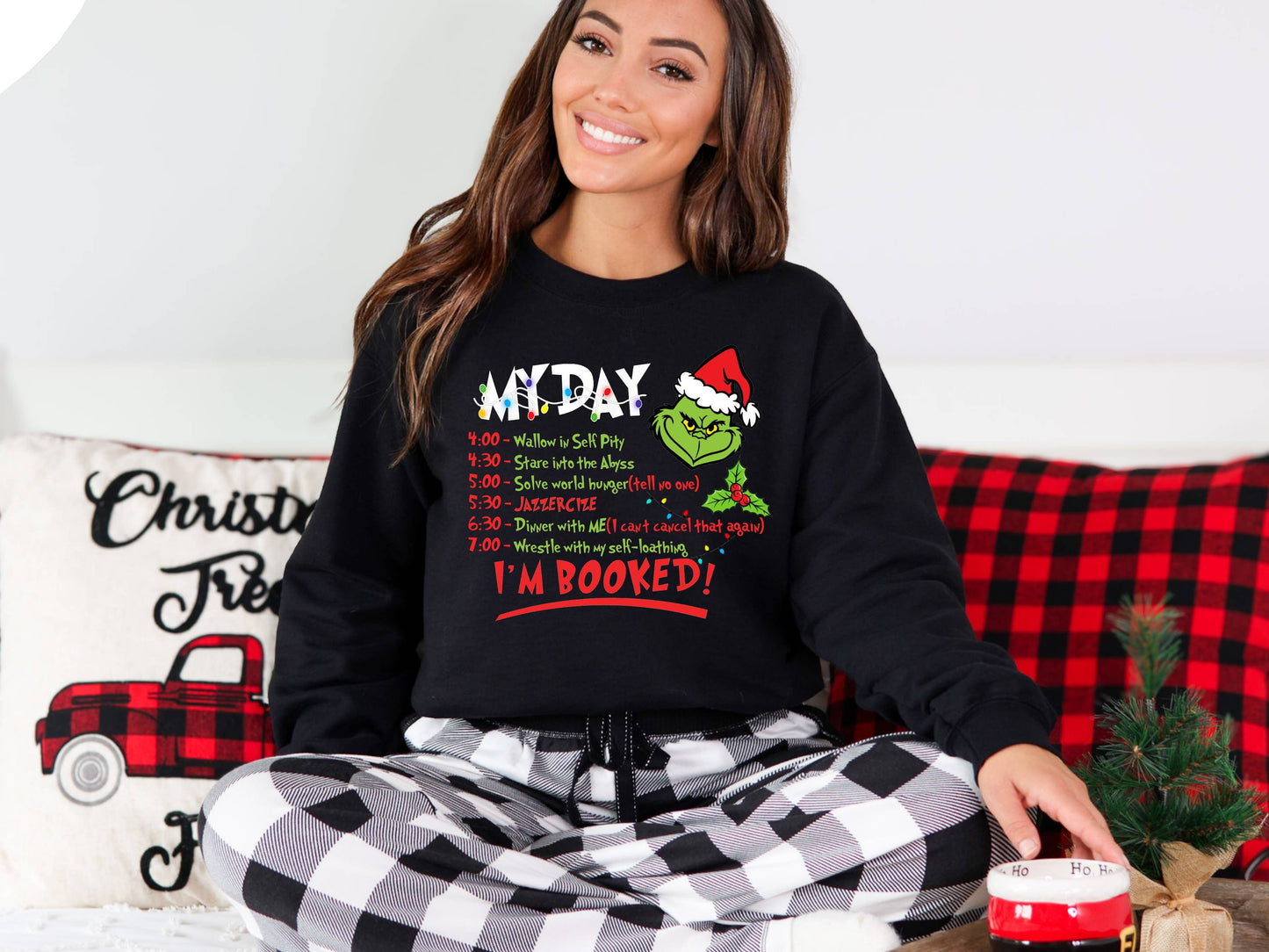 The Grinch, I’m Booked! Sweatshirt