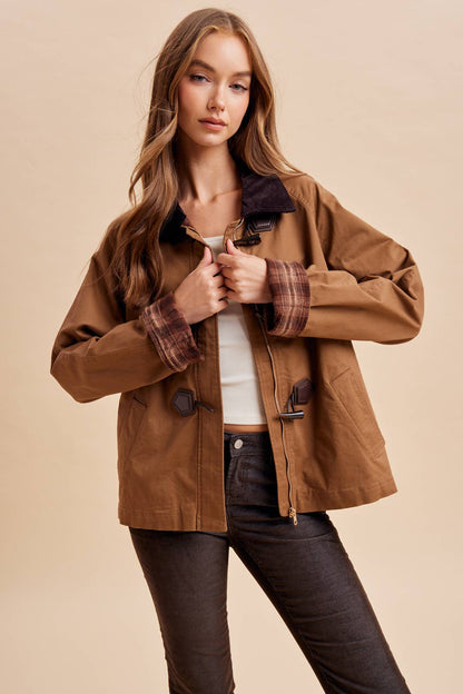 TOGGLE BARN JACKET