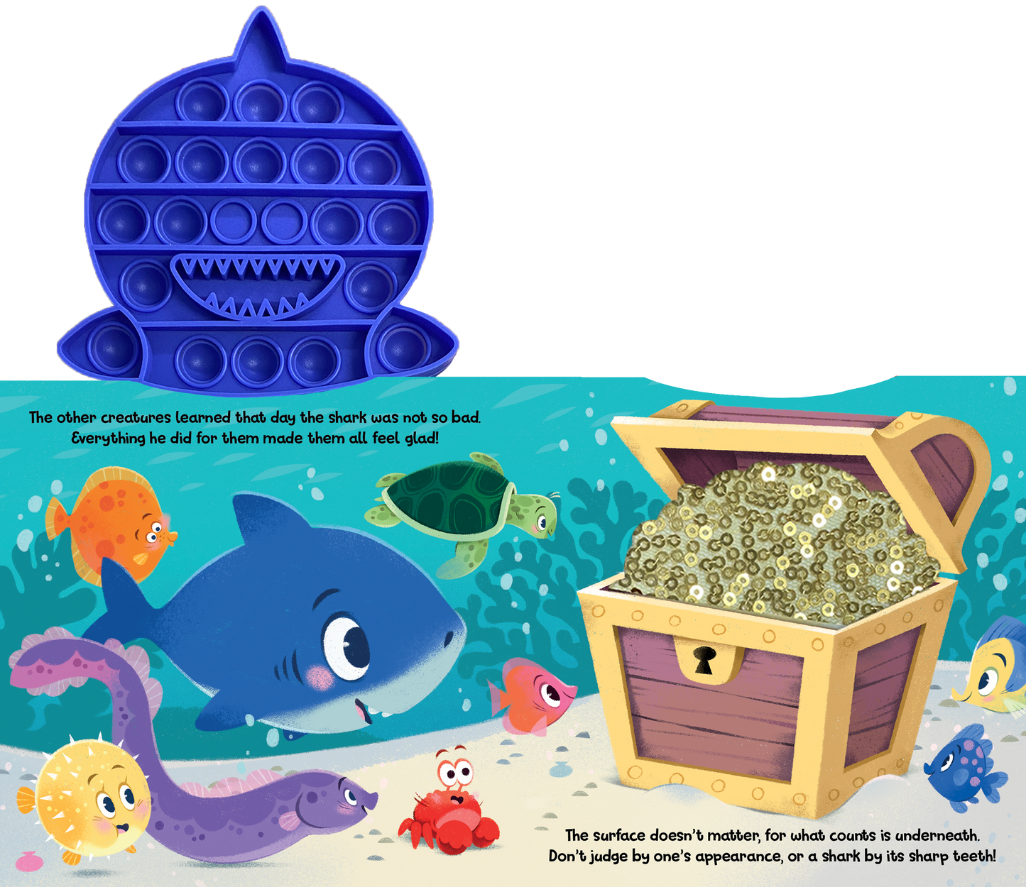 Little Shark Book - Your Sensory Fidget Friend