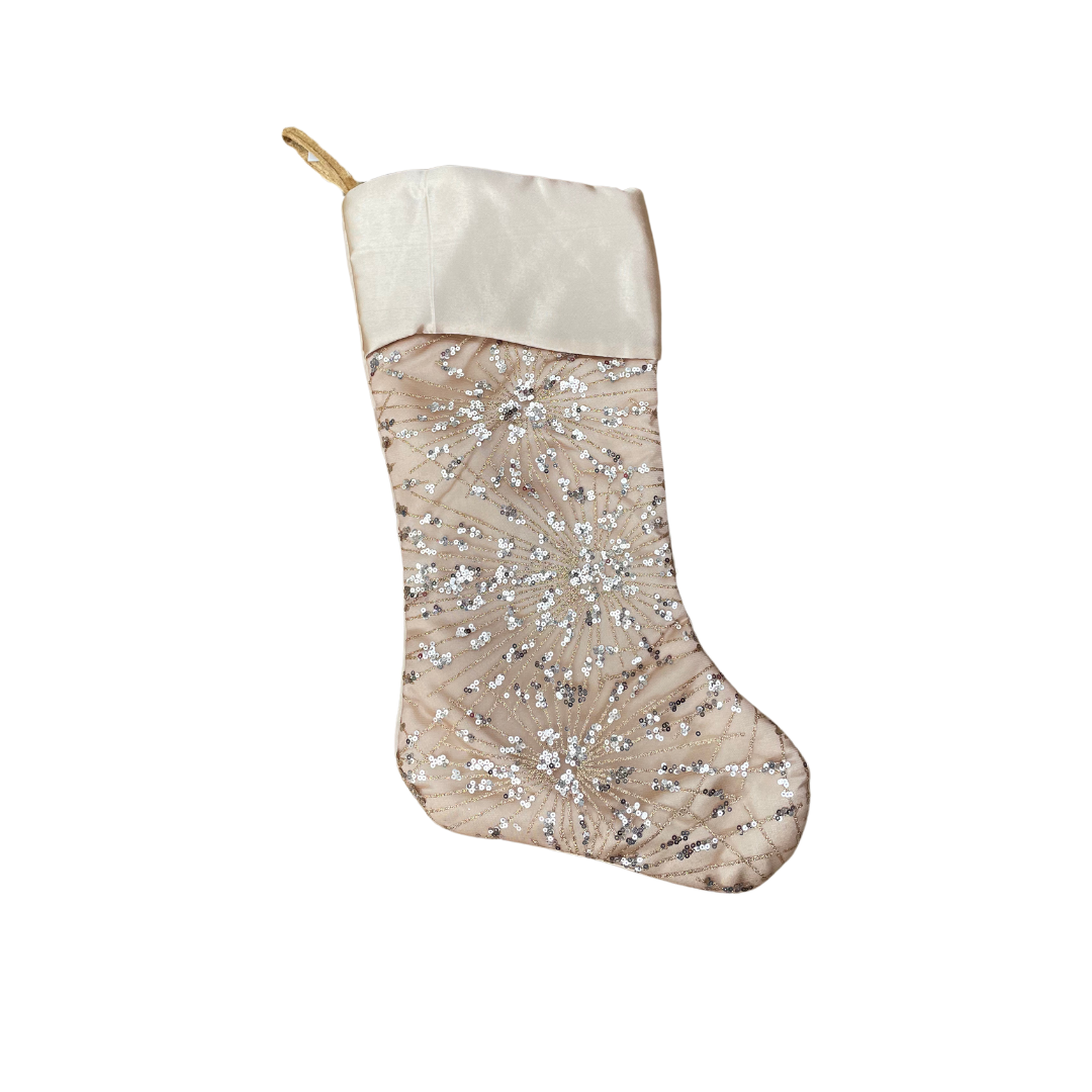 Gold Glitter Stocking