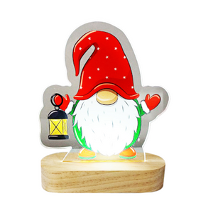 Acrylic LED Gnome Tabletop Decor