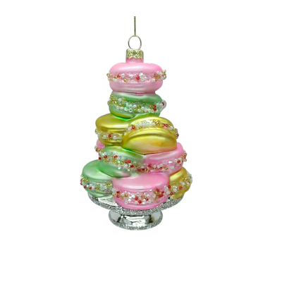 Glass Macaroons Ornament