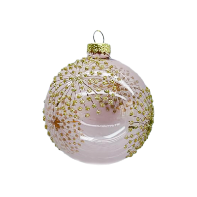 Pink Glass Ornament