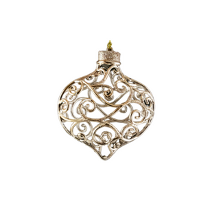 Rose Gold Drop Ornament