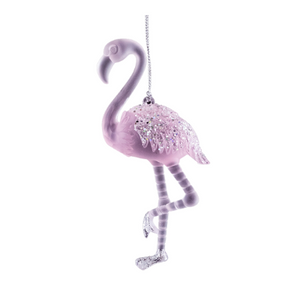 Pink Flamingo Ornament