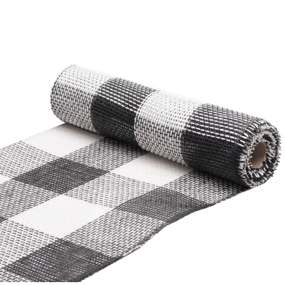 Decor Mesh Black and White Gingham