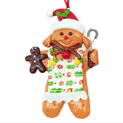 Gingerbread Chef Clay Ornament