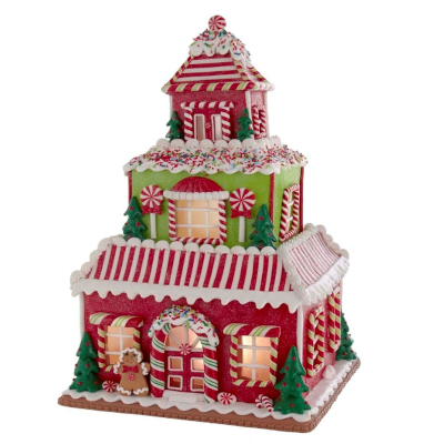 Gingerbread House with Led Light