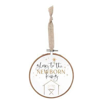 Glory to the Newborn King Ornament