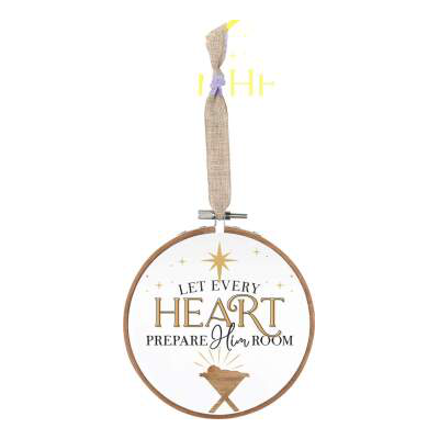 Let Every Heart Prepare Him Room Ornament