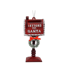 Letters to Santa Mailbox Ornament