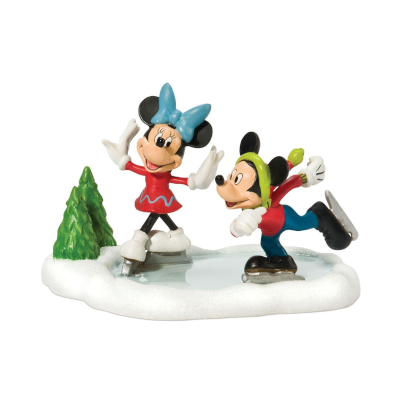 Mickey and Minnie Go Skating