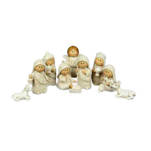 Cream Nativity Set