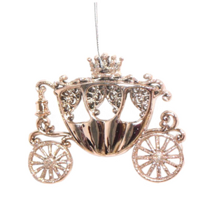 Rose Gold Royal Carriage Ornament