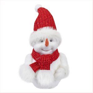 Snowman with Red Scarf