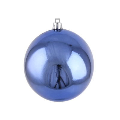 Steel Blue Shiny Ornament